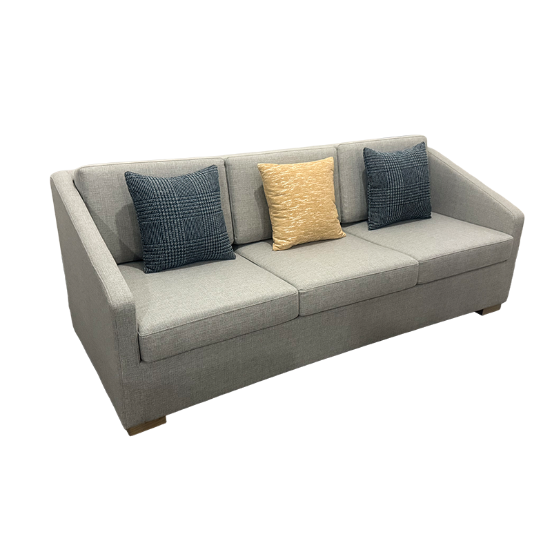 Sofá cama multifuncional gris de 3 plazas, sofá cama extraíble para una gran sala de estar familiar