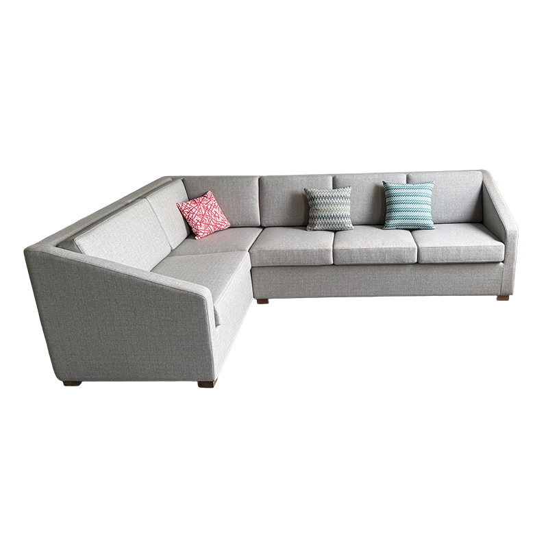 Sofá esquinero tipo chaise en forma de L